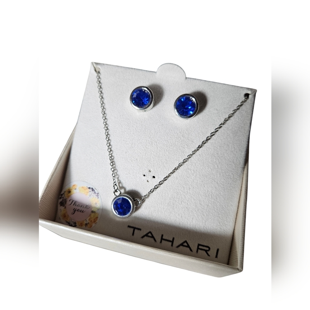 Tahari NWT Necklace with earrings set.